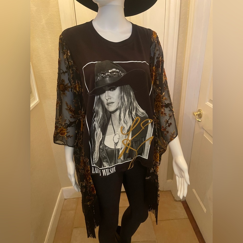 Custom one-of-a-kind Lainey Wilson Poncho Top